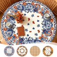 thumbnail image 1 of Halloween Sale Clearance!Fall Decorations for Home, Tablecloth For Thanksgiving Pumpkin Dining Table No Wash Waterproof Oil Proof Round Tablecloth, 1 of 7