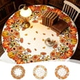thumbnail image 1 of Halloween Sale Clearance!Fall Decorations for Home, Tablecloth For Thanksgiving Pumpkin Dining Table No Wash Waterproof Oil Proof Round Tablecloth, 1 of 7