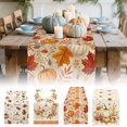 thumbnail image 1 of Halloween Sale Clearance!Fall Decorations for Home, Thanksgiving Flag Fall Pumpkin Maple Leaf Kitchen Party Tablecloth, 1 of 7