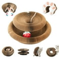 thumbnail image 1 of Halloween Kitty Kurlz Cat Toy, Magic Organ Cat Interactive Scratcher Cardboard with Bell Ball, Foldable & Changeable Accordion Shape Exercise Anxiety Relief Toy for Indoor Cats(1PCS), 1 of 10