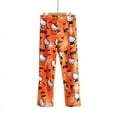 Halloween Sanrio Hello Kitty Flannel Pajamas Fleece Double Elastic
