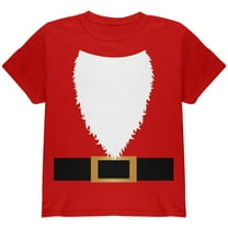 Halloween Santa Claus Costume Youth T Shirt Red Youth X-SM