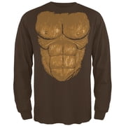 Halloween Sasquatch Bigfoot Costume Mens Long Sleeve T Shirt