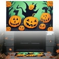 thumbnail image 1 of Halloween Sassafras Switch Mat 11.81" x 19.69", Interchangeable Front Door Mat Outdoor Entrance, Indoor Entryway Rug, Fall Sassafras Doormat Inserts (Boo Jack Pumpkin), 1 of 6