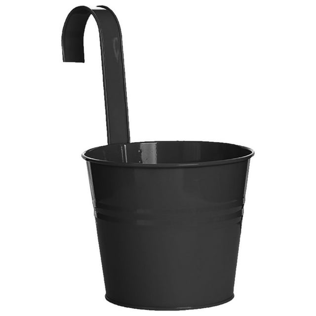 Halloween Saving 2024！1 Pack Flower Pots,Large Metal Iron Hanging