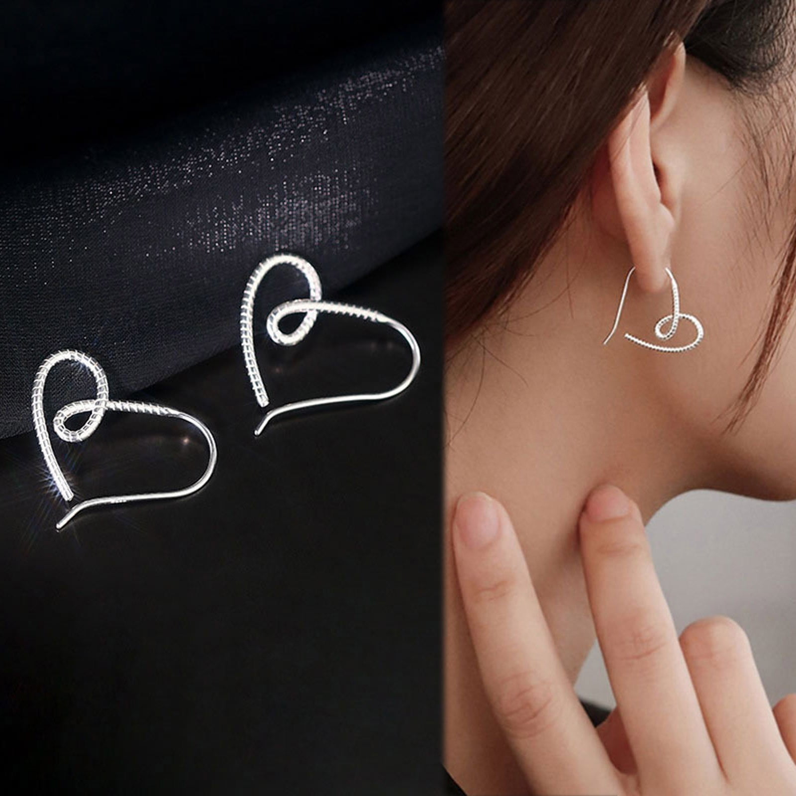 Halloween Savings 2024 2 Packs Earrings,Classic Love Stud Earrings