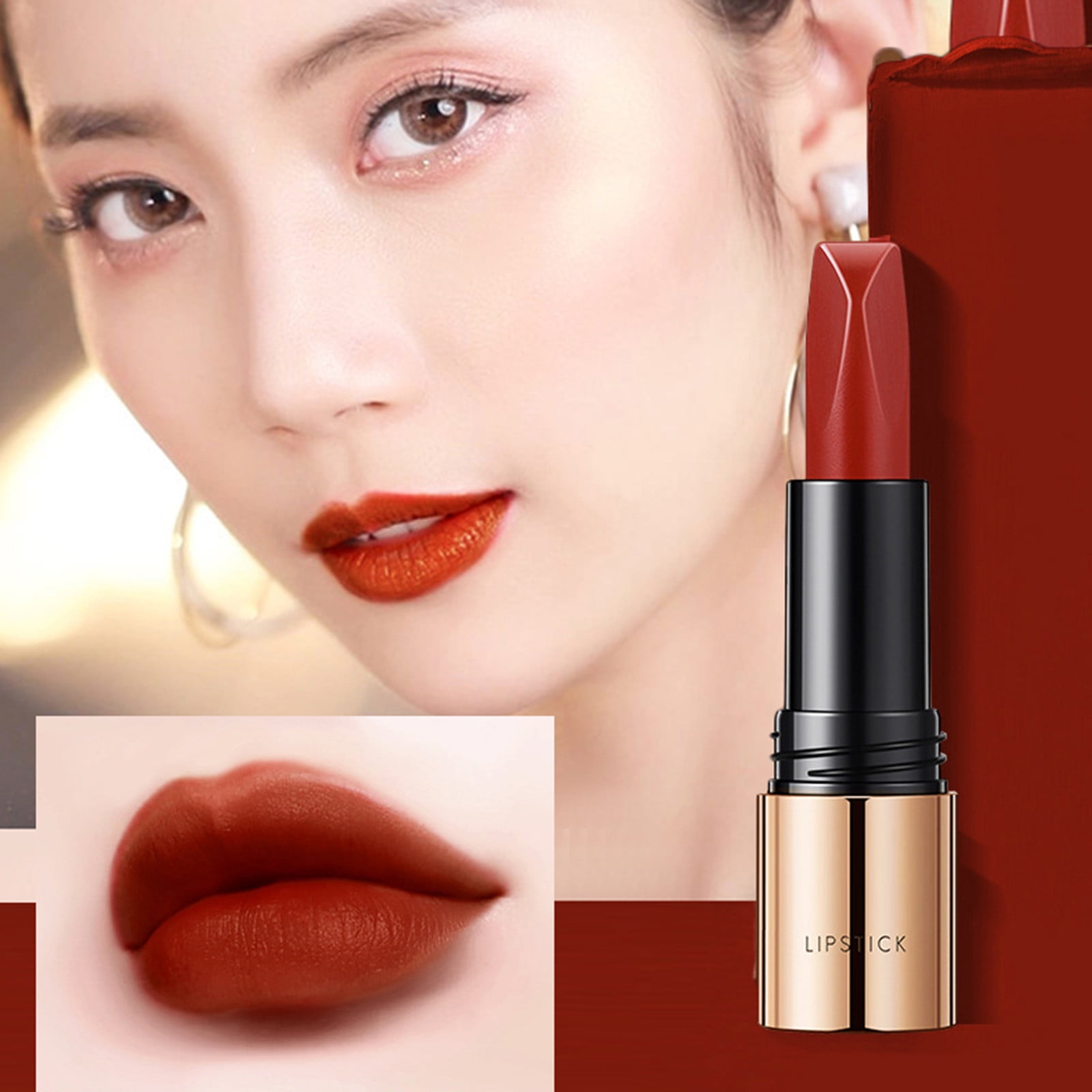 Halloween Savings 2024 2 Packs Lipstick,Long Wearing Velvet Finish