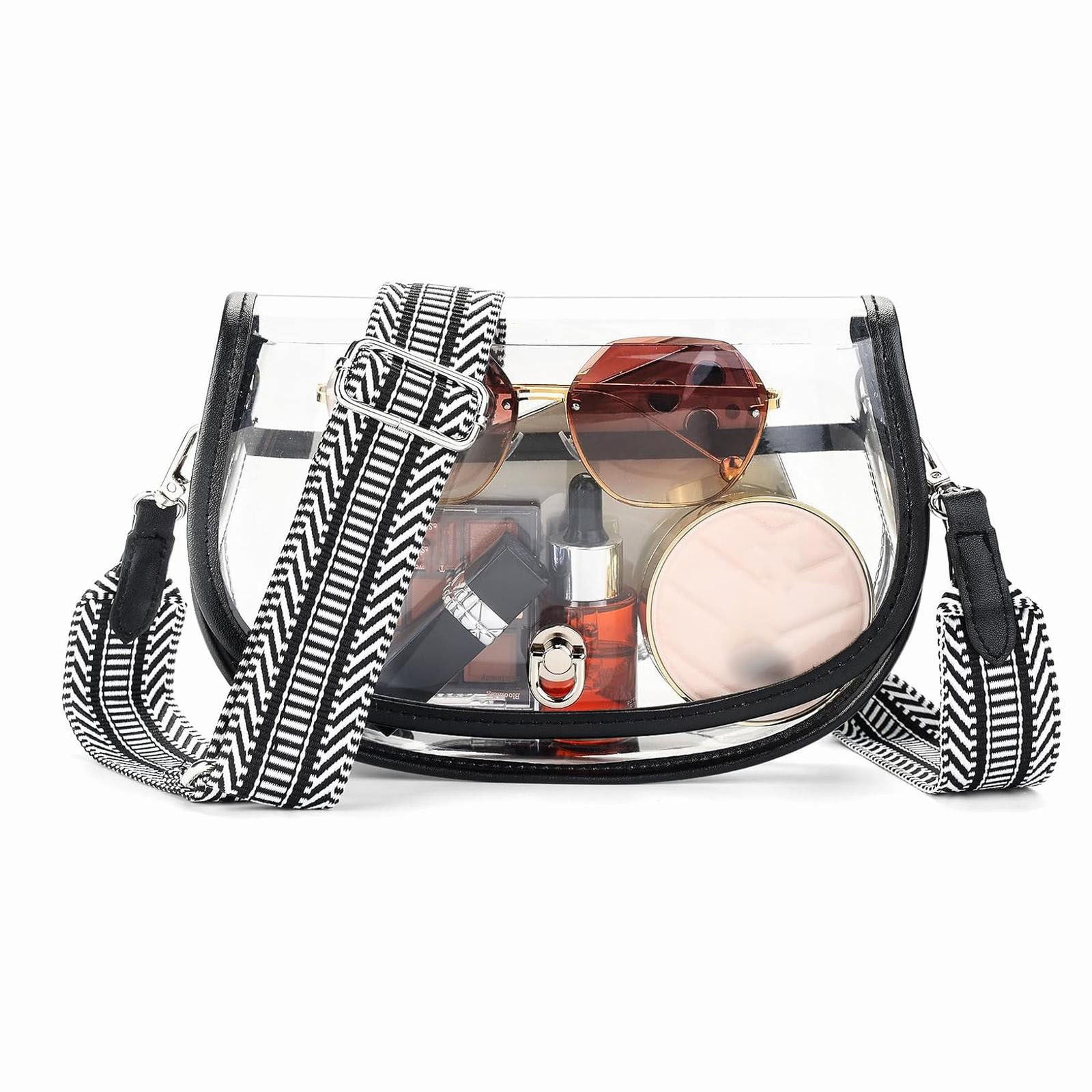 Halloween Savings 2024 Cosmetic Bag,Clear Crossbody Bag Stadium