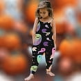 thumbnail image 1 of Halloween Savings! Joau Toddler Baby Girls Halloween Outfit Sleeveless Jumpsuit Pumpkin Ghost Harem Pants Suspender Romper Overalls Fall Clothes with Pockets, 1 of 5
