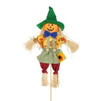 Savlot Fall Harvest Scarecrow Decor, Pumpkin Halloween Decorations Scarecrow Halloween Decoration for Garden, Home, Yard, Porch Decor