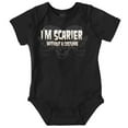 thumbnail image 1 of Halloween Scarier Without A Costume Romper Boys or Girls Infant Baby Brisco Brands 24M, 1 of 6