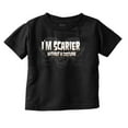 thumbnail image 1 of Halloween Scarier Without A Costume Toddler Boy Girl T Shirt Infant Toddler Brisco Brands 5T, 1 of 6