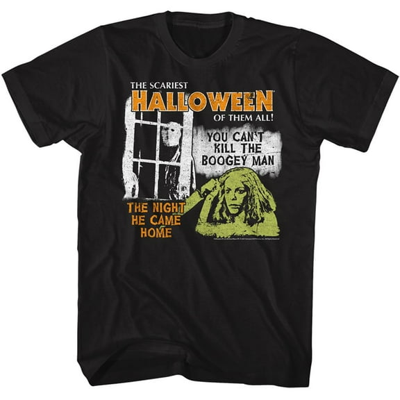 Halloween Scariest Halloween Black Adult T-Shirt