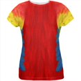 thumbnail image 1 of Halloween Scarlet Macaw Parrot Feathers Costume All Over Womens T Shirt Multi SM, 1 of 2