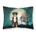 thumbnail image 1 of Halloween Scary Appenzeller Sennenhund Fabric Standard Pillowcase, 1 of 2
