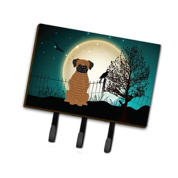 Halloween Scary Brindle Boxer Leash or Key Holder
