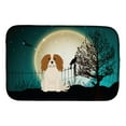 thumbnail image 1 of Halloween Scary Cavalier Spaniel Dish Drying Mat, 1 of 1