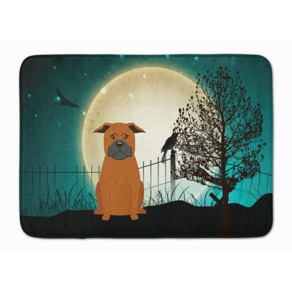 Halloween Scary Chinese Chongqing Dog Machine Washable Memory Foam Mat