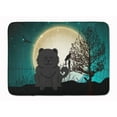 thumbnail image 1 of Halloween Scary Chow Chow Black Machine Washable Memory Foam Mat, 1 of 4