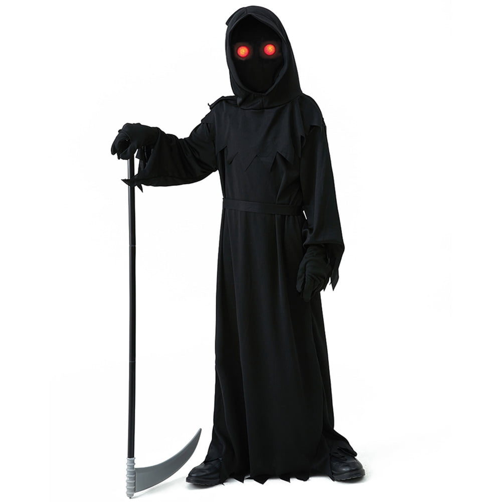Halloween Scary Costume Grim Reaper Costume For Boys Kids Costume or