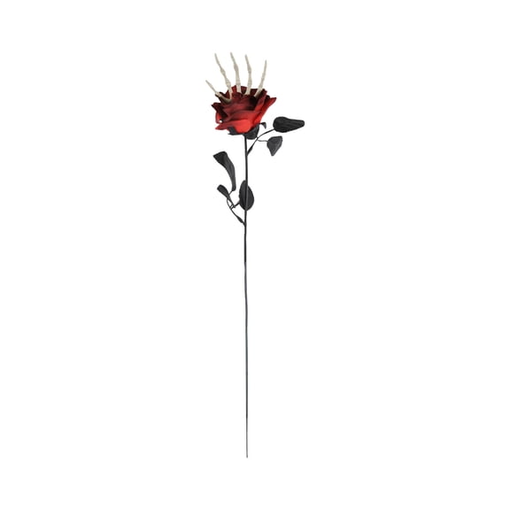 Halloween Scary Devil Hand Roses — Black Petals with Eerie Shadows, Halloween Decorations for Snack Tables, Dessert Stations & Halloween Party Setups for Halloween with spooky setups