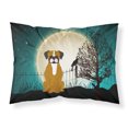 thumbnail image 1 of Halloween Scary Flashy Fawn Boxer Fabric Standard Pillowcase, 1 of 2