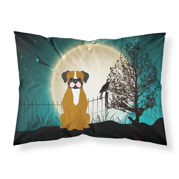 Halloween Scary Flashy Fawn Boxer Fabric Standard Pillowcase