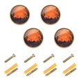 thumbnail image 1 of Halloween Scary Forest Cabinet Furniture Knobs Drawer Metal Pulls 1.26in Acrylic Zinc Alloy Dual Screw Set, 1 of 9