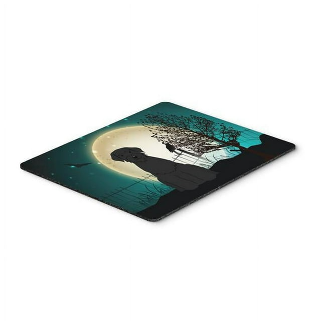 Halloween Scary Giant Schnauzer Mouse Pad, Hot Pad or Trivet