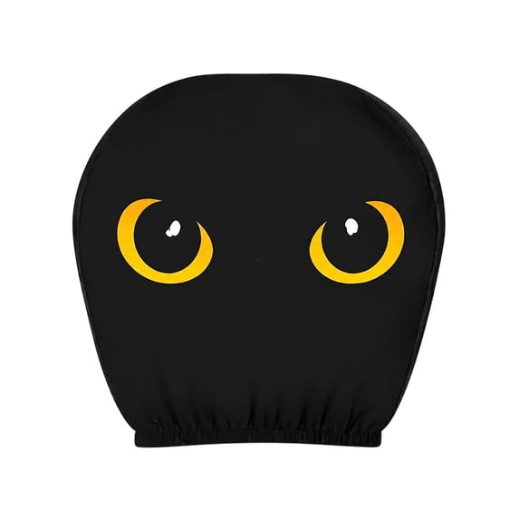 Halloween Scary Headrest Covers For Cars,Ghost Face Headrest Covers 1Pc,Printing Auto Seat Universal Elastic Models Headrest Protector