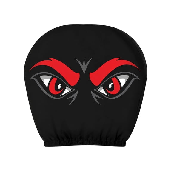 Halloween Scary Headrest Covers For Cars,Ghost Face Headrest Covers 1Pc,Printing Auto Seat Universal Elastic Models Headrest Protector