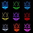 thumbnail image 1 of Halloween Scary Mask Cosplay Led Costume Mask Light Up The Purge Movie, 1 of 1
