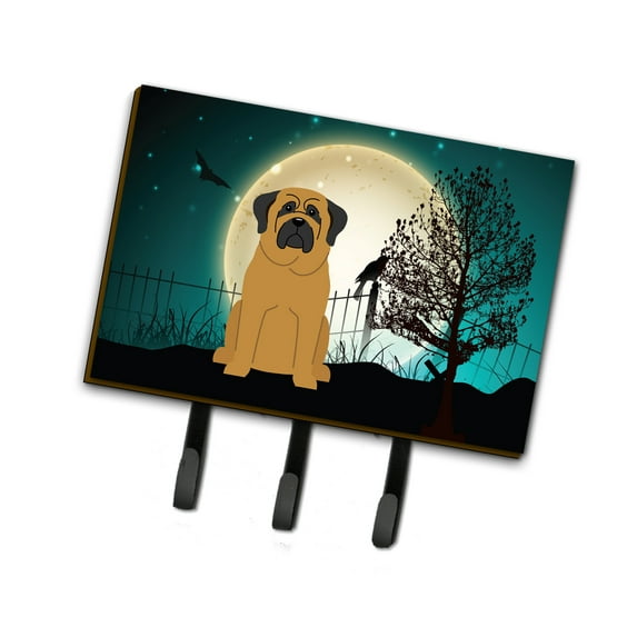 Halloween Scary Mastiff Leash or Key Holder