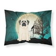 thumbnail image 1 of Halloween Scary Mastiff White Fabric Standard Pillowcase, 1 of 2