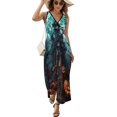 thumbnail image 1 of Halloween Scary Night Full Moon King Size Sleeveless Dress Dresses Summer Women Dresses Clothing Woman Dresses Dress, 1 of 7