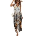 thumbnail image 1 of Halloween Scary Night Full Moon Pattern Design Sleeveless Dress Summer Clothes for Women Women's Clothing 2025, 1 of 6