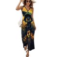 thumbnail image 1 of Halloween Scary Night Full Moon Sleeveless Dress Female Clothing Dress Women Summer 2025 Dress, 1 of 7
