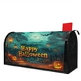 thumbnail image 1 of Halloween Scary Night Moon Horror Pumpkin Bat Mailbox Covers,Magnetic 18x21 Inch Mailboxwrap Water Proof Reusable Fall Welcome MailBoxcovers for Rustic Farmhouse Home Decorative, 1 of 5