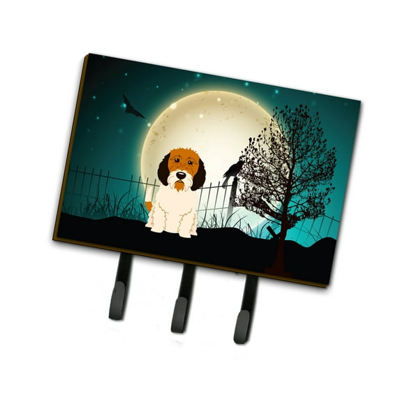Halloween Scary Petit Basset Griffon Veenden Leash or Key Holder