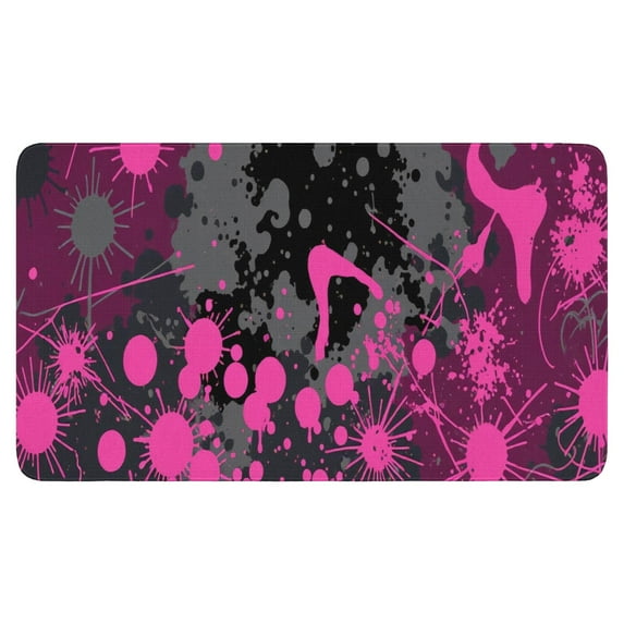 Halloween Scary Pumpkin Welcome Doormat,Home Decor Mat 17x30 Inch Spider Bat Floor Mat for Winter Holiday Home Kitchen