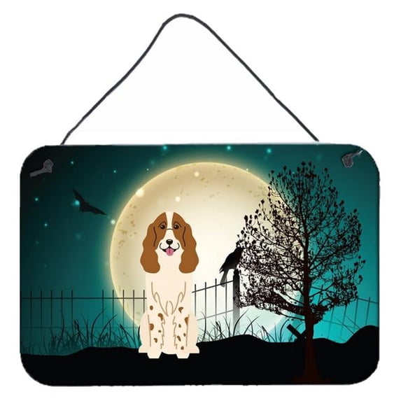 Halloween Scary Russian Spaniel Wall or Door Hanging Prints