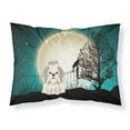 thumbnail image 1 of Halloween Scary Shih Tzu Silver White Fabric Standard Pillowcase, 1 of 2