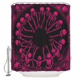 thumbnail image 1 of Halloween Scary Shower Curtain Set ，Waterproof Fabric Shower Curtains Skull Skeleton Silhouette Shower Curtains for Bathroom,Bathroom Decor 36"x72", 1 of 6