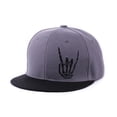 thumbnail image 1 of Halloween Scary Skull-Printed Caps Snapback Hats For Men Baseball Cap Adjustable Flat Bill Trucker Dad Hat Skeleton Hand Snap Backpack Skateboard Hats For Boys, 1 of 2