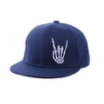 thumbnail image 1 of Halloween Scary Skull-Printed Caps Snapback Hats For Men Baseball Cap Adjustable Flat Bill Trucker Dad Hat Skeleton Hand Snap Backpack Skateboard Hats For Boys, 1 of 2