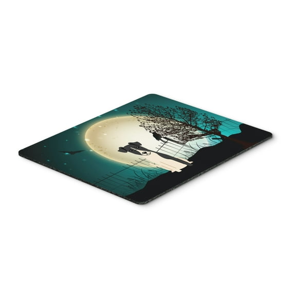 Halloween Scary Smooth Fox Terrier Mouse Pad Hot Pad or Trivet