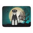 thumbnail image 1 of Halloween Scary Standard Schnauzer Salt and Pepper Machine Washable Memory Foam Mat, 1 of 4