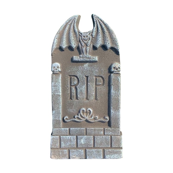 Halloween Scary Tombstones — Stone Finish with Eerie Shadows, Halloween Decorations for Front Yard Pathways, Trick or Treat Routes & Outdoor Haunted Displays — designed for Trick or Treat Nights