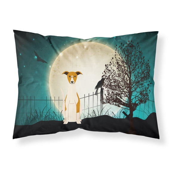 Halloween Scary Whippet Fabric Standard Pillowcase