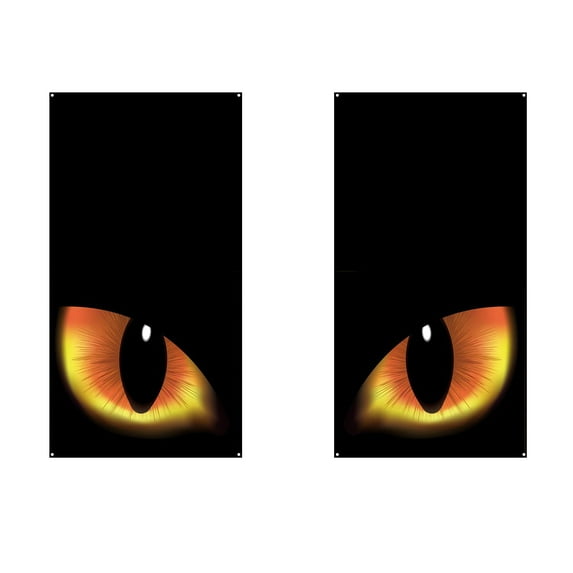 Halloween Scary Window Stickers,Spooky Eyes Window Door Cover Halloween Window Decorations for Home Classroom Window Door Decor